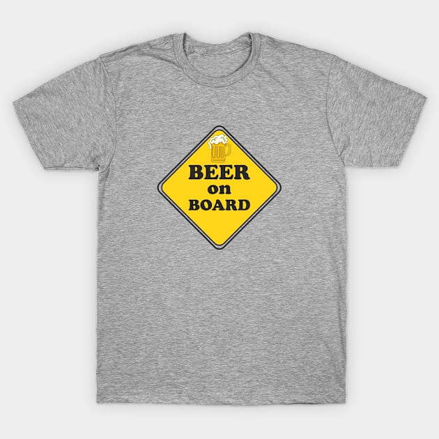 Beer on Board T-Shirt by Dreamteebox